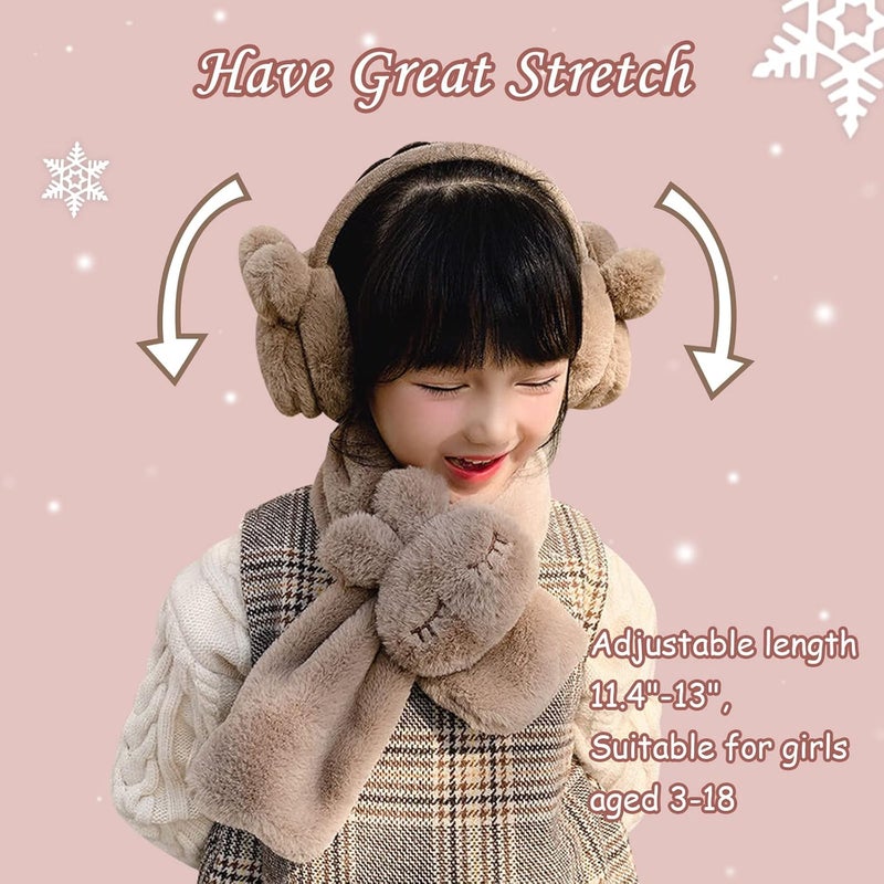 Pesaat Fluffy Ear Muff for Women Plush Earmuffs Kids Winter Earmuffs Girls Boys Cold Weather Ear Warmer - Image 5